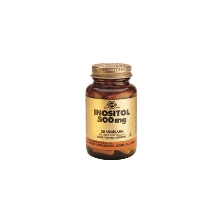 Inositol 500 mg 50 cápsulas vegetales Solgar