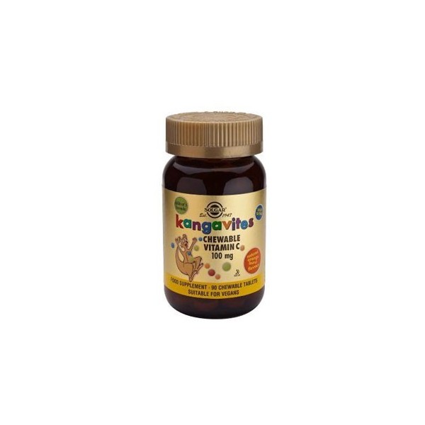Kangavites vitamina C 100 mg 90 comprimidos masticables Solgar