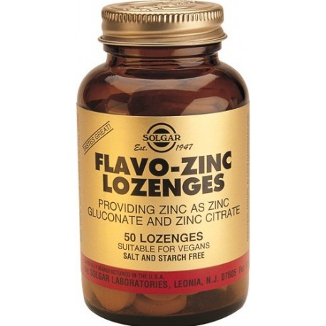 Flavo - Zinc 50 comprimidos masticables Solgar