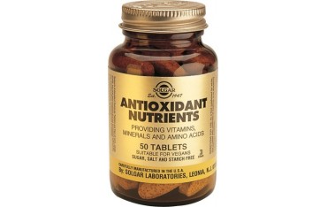 Nutrientes antioxidantes 50 comprimidos Solgar