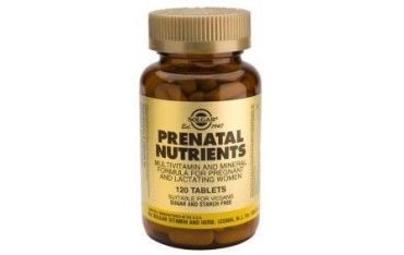 Nutrientes Prenatales 60 comprimidos Solgar