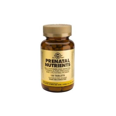 Nutrientes Prenatales 120 comprimidos Solgar