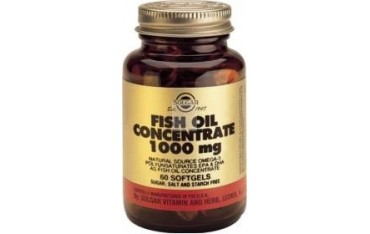 Aceite de pescado concentrado 60 cápsulas blandas Solgar