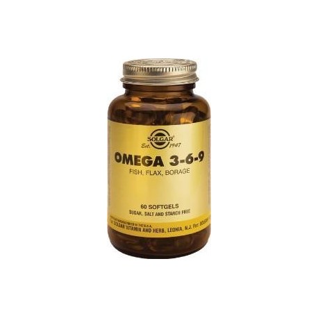 Omega 3-6-9 60 cápsulas blandas Solgar