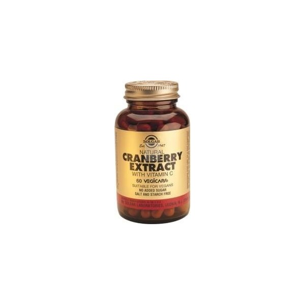 Arándano rojo -Cranberry- con Vitamina C 60 cápsulas vegetales Solgar