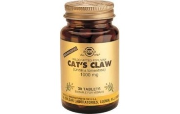 Uña de gato 1000 mg 30 comprimidos Solgar