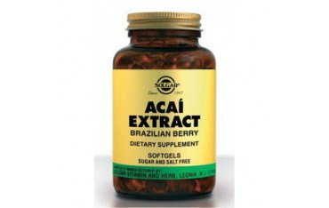 Acaí extracto de Baya de Brasil 60 cápsulas Solgar