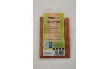 Pimienta de cayena Bio 15 g Luz de Vida