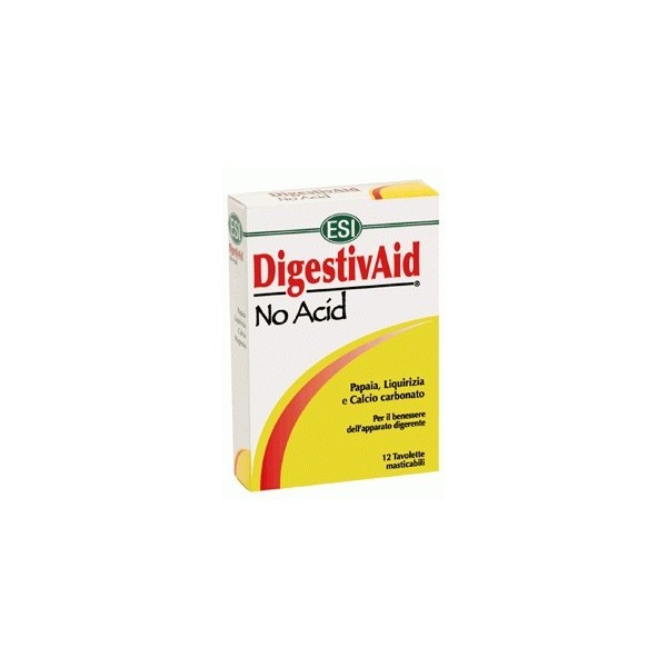 Digestivaid No Acid 12 tabletas masticables -ESI